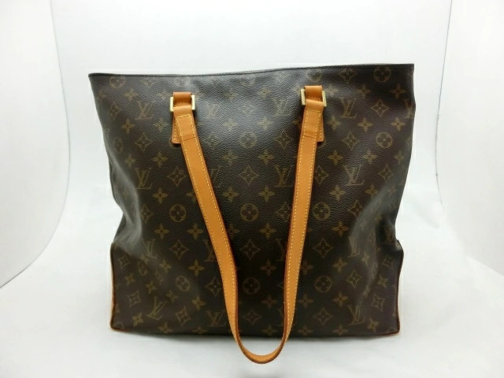 LOUIS VUITTON Monogram Cabas Mezzo Tote Bag